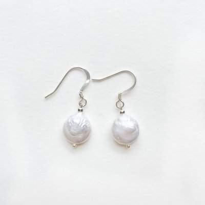 Coin pearl Earrings